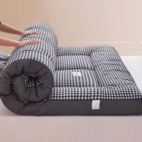 Japanischen Boden Futon Matratze, Roll Up King Size Matratze Bodenbett Tatami Faltbare Weiche Druck Reduzierende Atmungsaktive Doppel Futon Matratze Student Dormitory Home Matratze(Größe:90cm*200cm von forestalk