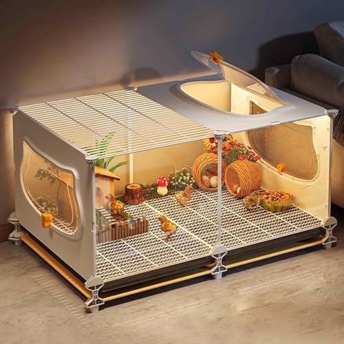 Rutin Hühnerzuchtbox, Stall, Wachtel, Frettchen, Chinchilla, Meerschweinchenkäfig – transparente Sicht, verschlüsselte Fußpolster, Tablett-Design – 8 Sets (Größe: 75 x 49 x 45 cm [kann 6–8 Tiere Rutin Hühnerzuchtbox, Stall, Wachtel, Frettchen, Chinchilla, Meerschweinchenkäfig – transparente Sicht, verschlüsselte Fußpolster, Tablett-Design – 8 Sets (Größe: 75 x 49 x 45 cm [kann 6–8 Tiere von forestalk