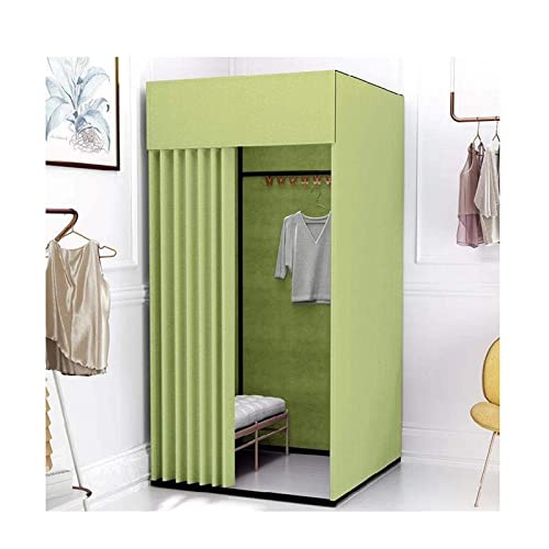 Umkleidekabine für Bekleidungsgeschäft, Umkleidezimmer, einfacher Umkleideraum mit Metallrahmen, besserer Sichtschutz, Ankleideraum, einfach zu montieren, temporär (Größe: 100 x 100 x 200 cm, Farbe Umkleidekabine für Bekleidungsgeschäft, Umkleidezimmer, einfacher Umkleideraum mit Metallrahmen, besserer Sichtschutz, Ankleideraum, einfach zu montieren, temporär (Größe: 100 x 100 x 200 cm, Farbe von forestalk