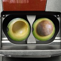 Avocado Auto Untersetzer Lustige Sandstein Getränke Untersetzer - 2Er Set von foreverskystudio