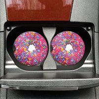 Donut Car Coaster Set Lustiges Sandstein Becherhalter Zubehör von foreverskystudio