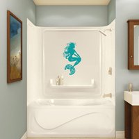 Meerjungfrau-Vinyl-Aufkleber Wasserdichtes Badewannen - Und Duschdekor von foreverskystudio