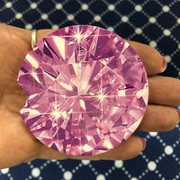 Personalisierter Pink Diamant Auto Untersetzer - Getränkehalter Zubehör Und Bling Monogramm Sandstein von foreverskystudio