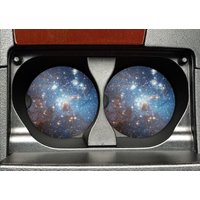 Space Car Untersetzer Sandstein Getränke Untersetzer, 2Er Set von foreverskystudio