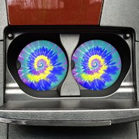 Tie Dye Auto Untersetzer Sandstein Cupholder Untersetzer - 2Er-Set von foreverskystudio