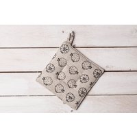 Leinen Topflappen, Bauernhof Küche, Lustiges Schaf Design, Weihnachtsgeschenk, Geschenk Für Frau, Tiere von formaliberum