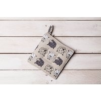 Leinen Topflappen, Bauernhof Küche, Lustiges Schaf Design, Weihnachtsgeschenk, Geschenk Für Frauen, Schafliebhaber, Tiere von formaliberum