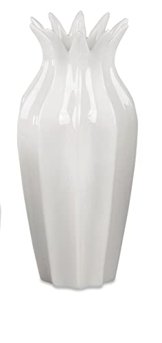 Blumenvase Porzellan Dekovase Vase 15cm Porzellan-Weiss von formano