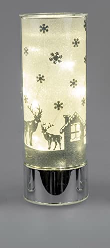 formano Deko-Licht stehend mit Wintermotiv u. Timer Weihnachten Dekoration Fenster Schmuck (25 cm) von formano