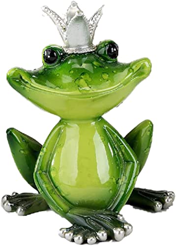 Dekofrosch Froschkoenig mit Krone Dekofrosch Froschkoenig mit Krone von formano
