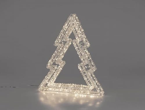 Formano Dekobaum 27x30cm mit 160 LED-Lichtern aus weissem Metall mit klarem Acryl-Rand veredelt IP 44 Adapter Weihnachten Deko für Indoor und Outdoor Formano Dekobaum 27x30cm mit 160 LED-Lichtern aus weissem Metall mit klarem Acryl-Rand veredelt IP 44 Adapter Weihnachten Deko für Indoor und Outdoor von formano