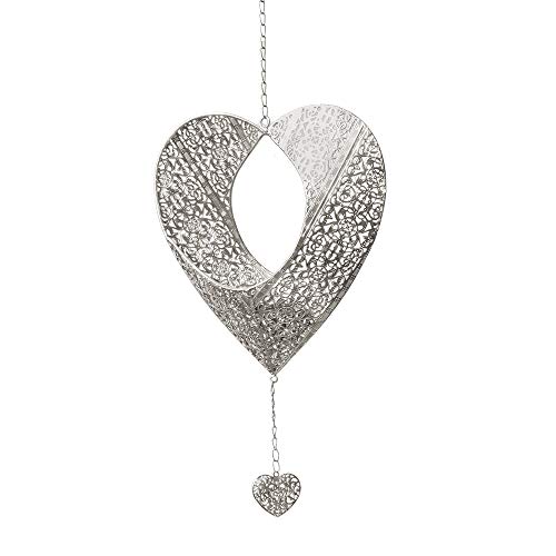 formano Deko Herz zum Hängen, 32 cm, Silber formano Deko Herz zum Hängen, 32 cm, Silber von formano