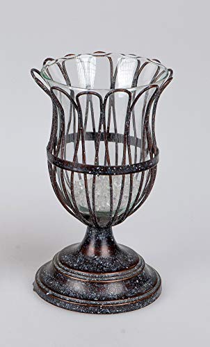 Formano Windlicht Windlichthalter Vase aus Metall in 3 Größen (26) von formano