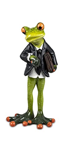 Frosch Manager oder Managerin Chef od. Chefin Deko Figur Dekofigur Dekoration Zierfigur (Manager) von formano