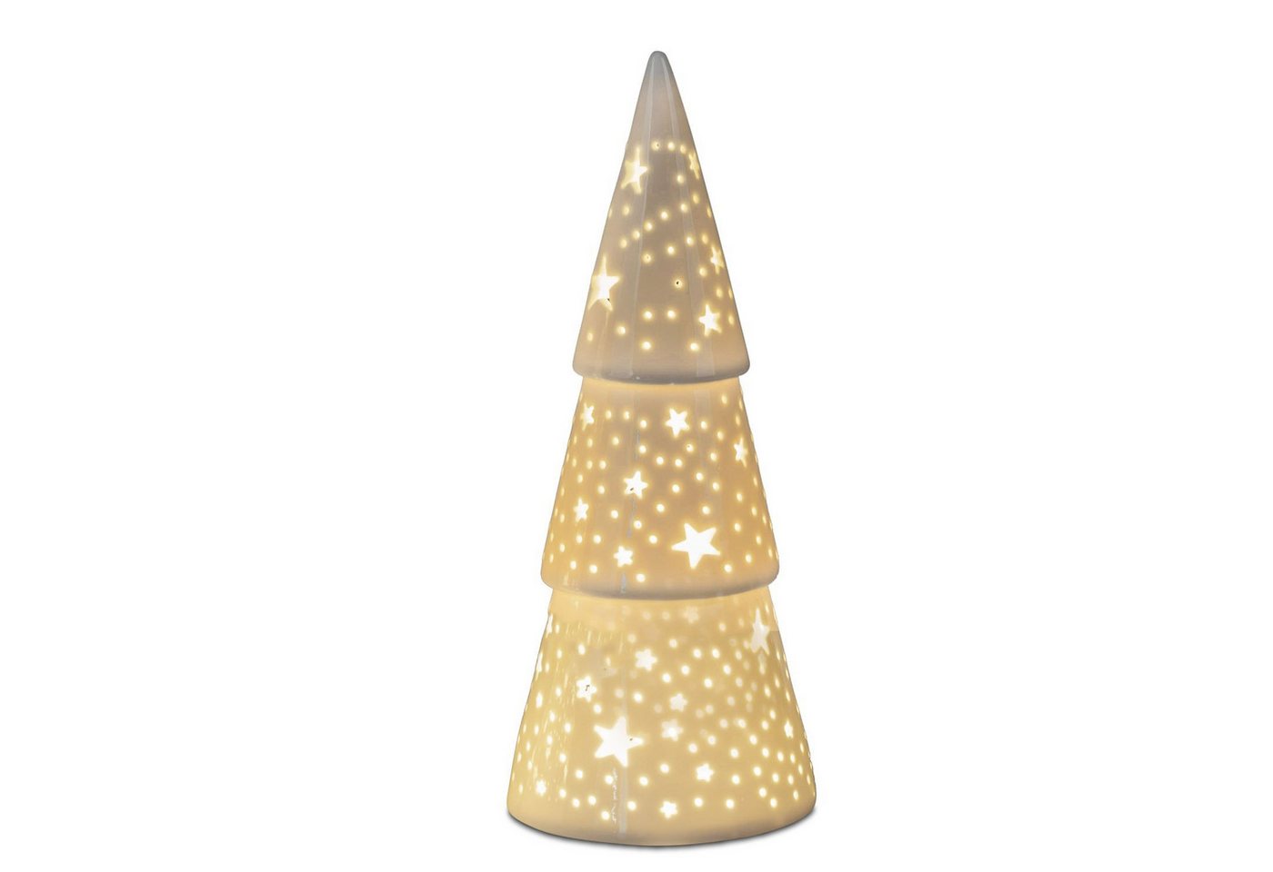 Kunstbaum, formano, Höhe 26 cm, mit Timerfunktion, Weiß, Motiv: Baum von formano