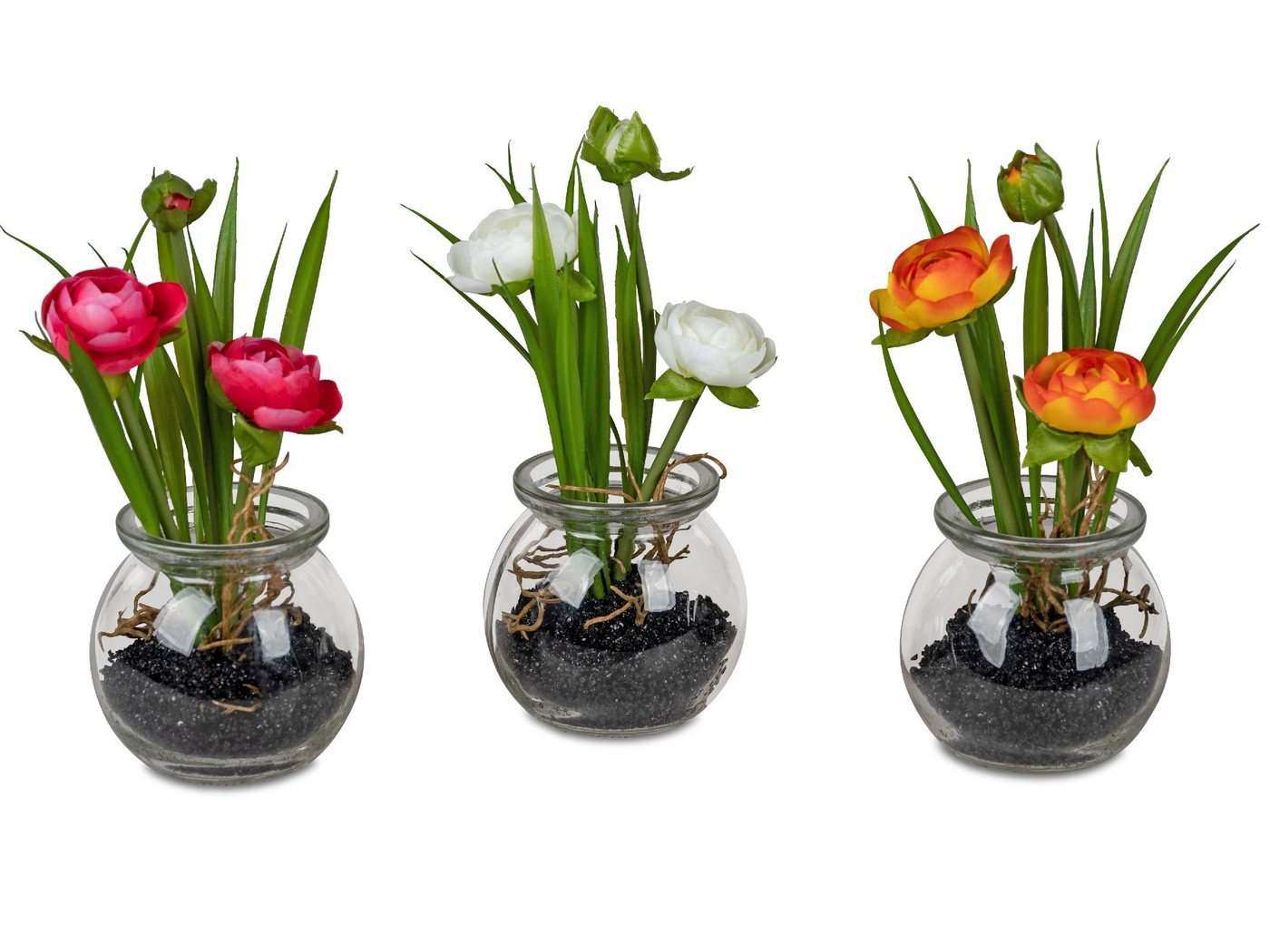 Kunstblume Mehrfarbig, Durchmesser 8 cm, formano, Höhe 16 cm von formano