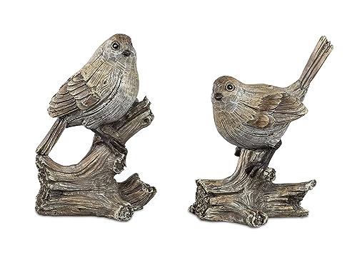 formano 2er Set Vögel Deko Holzoptik formano 2er Set Vögel Deko Holzoptik von formano