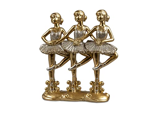 formano Ballettgruppe Moderne Figur 20 cm Klassik-Gold-Silber von formano