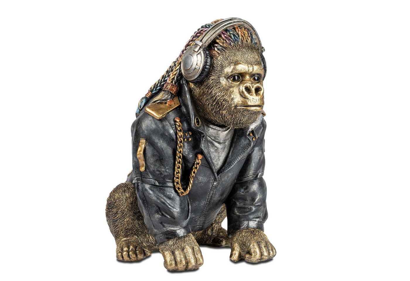 formano Dekofigur, Farbe: Gold, Motiv: Gorilla formano Dekofigur, Farbe: Gold, Motiv: Gorilla von formano