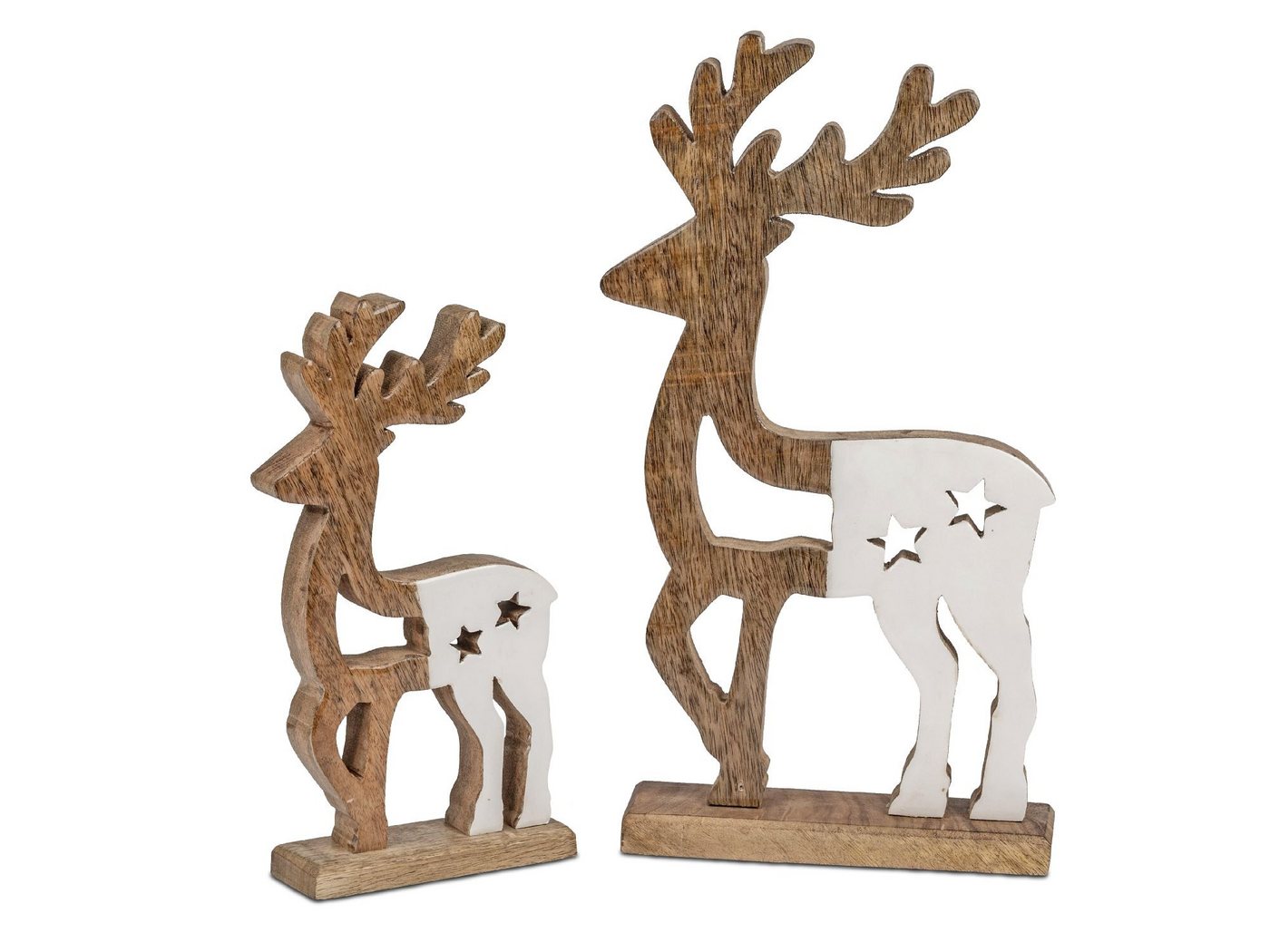 formano Dekofigur Alu Mangoholz, Farbe: Natur, Motiv: Rentier formano Dekofigur Alu Mangoholz, Farbe: Natur, Motiv: Rentier von formano