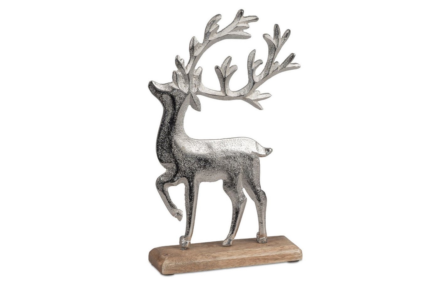 formano Dekofigur Alu Mangoholz, Auf Sockel, Natur, Motiv: Hirsch von formano