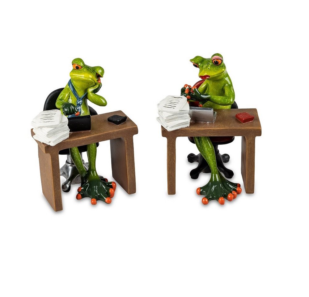formano Dekofigur Formano Frosch Frau am Schreibtisch formano Dekofigur Formano Frosch Frau am Schreibtisch von formano