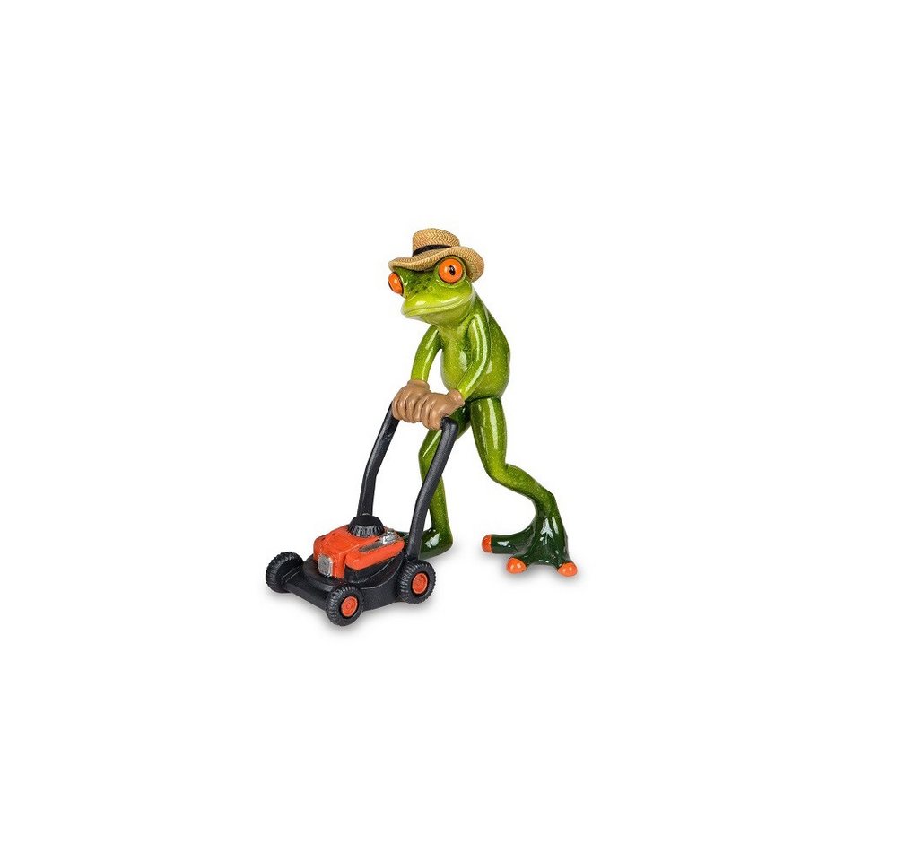 formano Dekofigur Formano Frosch mit Rasenmäher Poly von formano