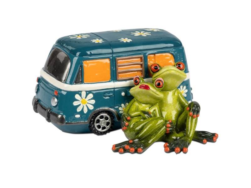 formano Dekofigur Froschpaar Frosch aus Froschhausen Camper Bus Kunststein formano Dekofigur Froschpaar Frosch aus Froschhausen Camper Bus Kunststein von formano