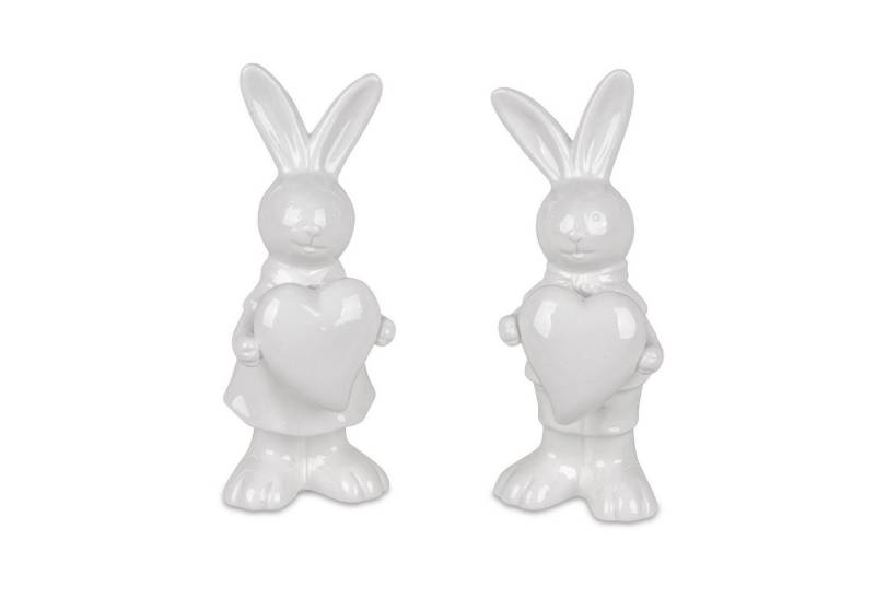 formano Dekofigur Ostern, Farbe: Weiß, Motiv: Hasen formano Dekofigur Ostern, Farbe: Weiß, Motiv: Hasen von formano