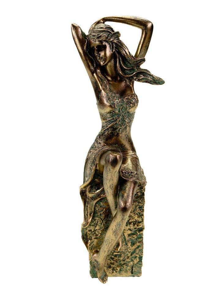 formano Dekofigur Elegante Dame sitzend 28 x 9 cm bronzefarbener Kunststein Frau formano Dekofigur Elegante Dame sitzend 28 x 9 cm bronzefarbener Kunststein Frau von formano