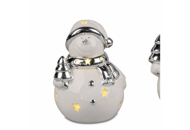 formano Dekofigur Winterzeit, Farbe: Weiß, Motiv: Schneemann formano Dekofigur Winterzeit, Farbe: Weiß, Motiv: Schneemann von formano