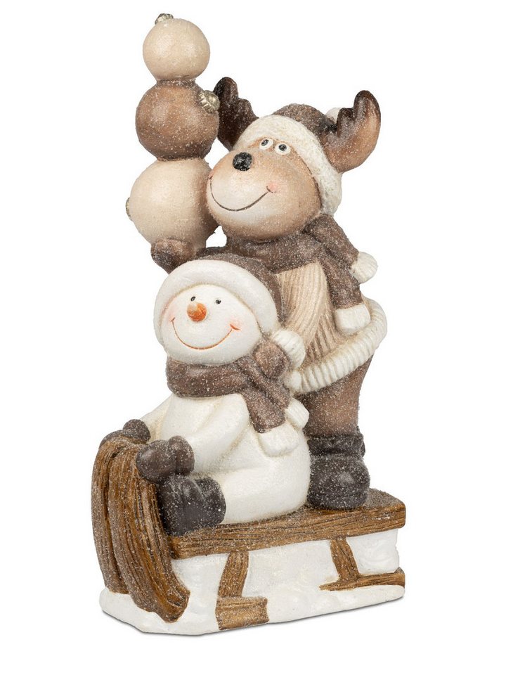 formano Dekofigur, Farbe: Creme, Motiv: Elch formano Dekofigur, Farbe: Creme, Motiv: Elch von formano