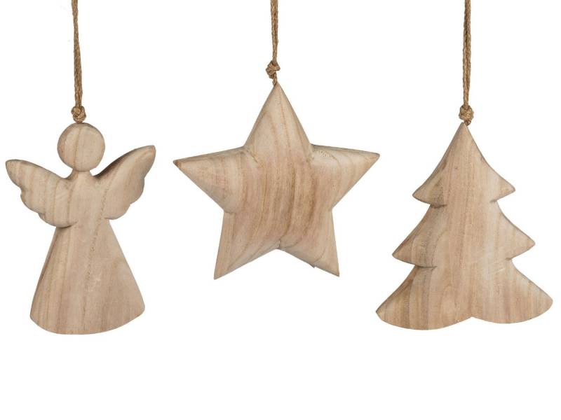 formano Dekohänger Nature, Farbe: Natur, Motiv: Engel, Stern, Tanne formano Dekohänger Nature, Farbe: Natur, Motiv: Engel, Stern, Tanne von formano