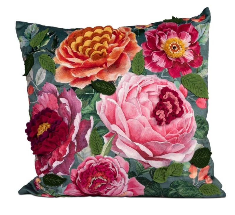 formano Dekokissen Formano Dekokissen bestickt Blumen 637864 von formano