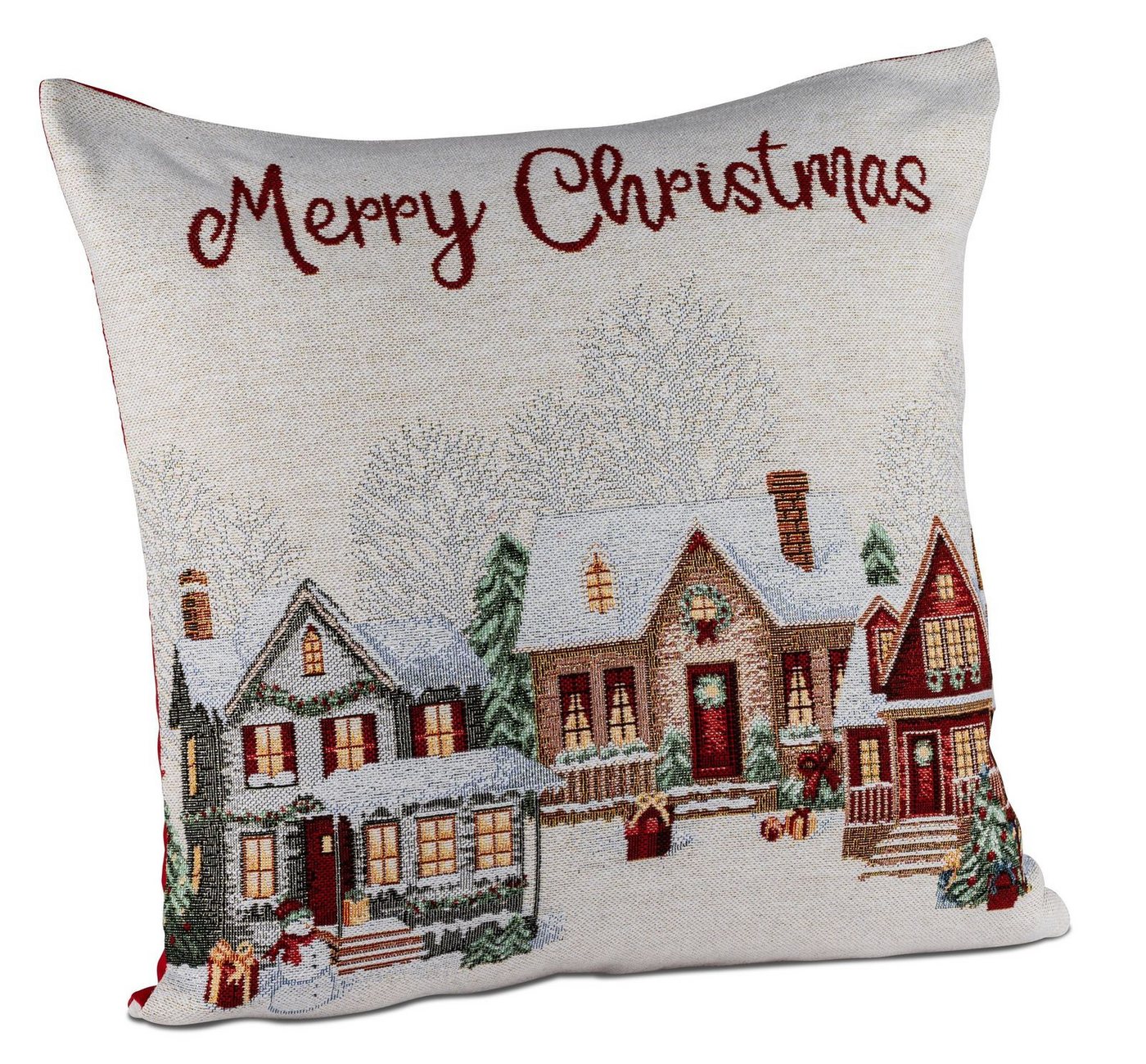 formano Dekokissen Weihnachtskissen 45 cm Häuserzeilen-Dekor Gobelin Winter Deko Kissen formano Dekokissen Weihnachtskissen 45 cm Häuserzeilen-Dekor Gobelin Winter Deko Kissen von formano