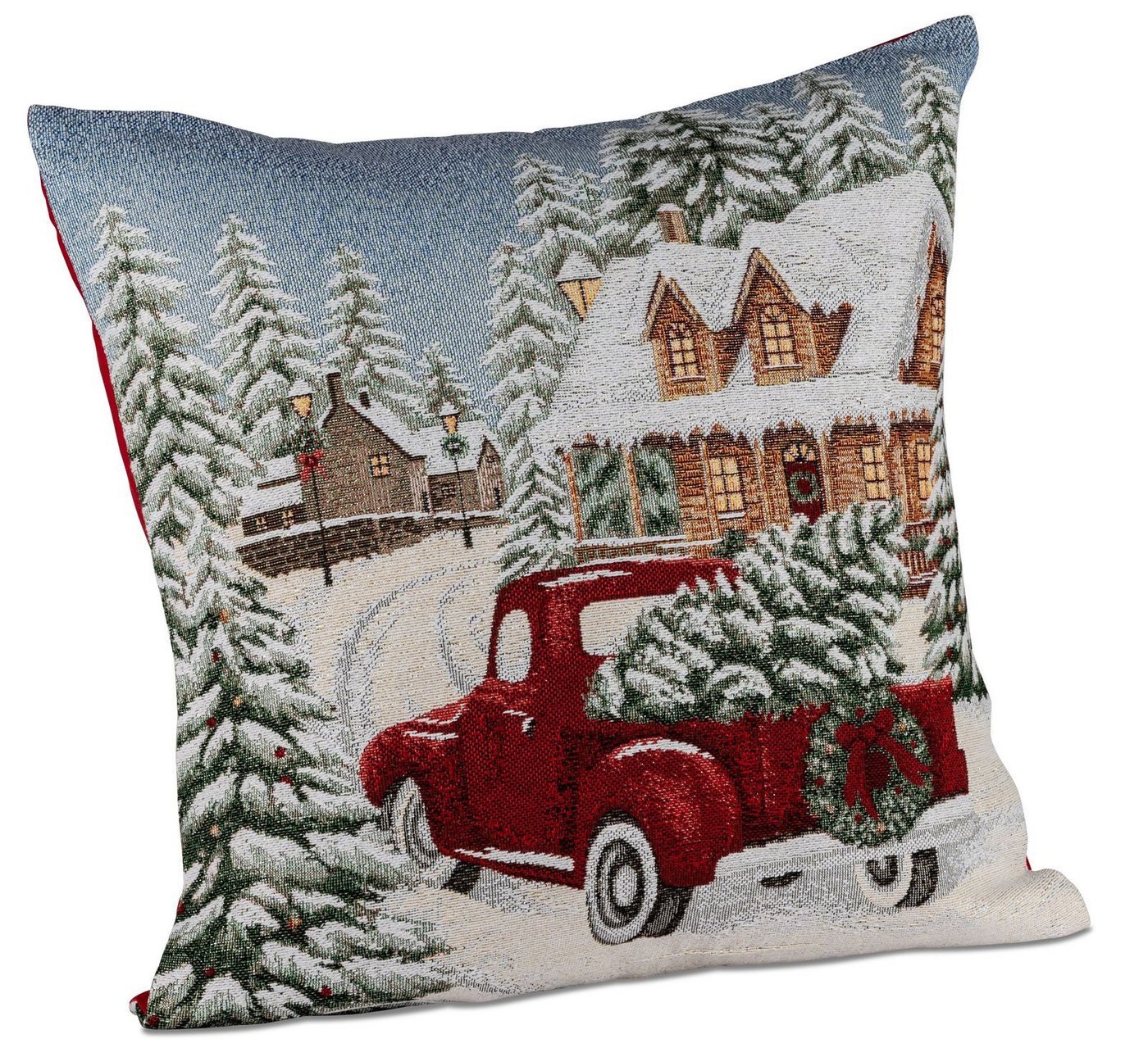 formano Dekokissen Weihnachtskissen 45 cm mit Auto + Baum-Motiv Deko Kissen mit Füllung formano Dekokissen Weihnachtskissen 45 cm mit Auto + Baum-Motiv Deko Kissen mit Füllung von formano