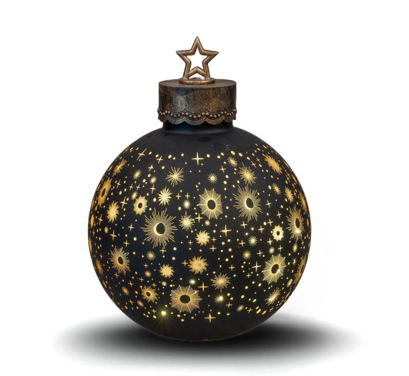 formano LED Dekolicht Deko-Kugel Schwarz 30cm mit LED Licht Timer Beleuchtet Deko formano LED Dekolicht Deko-Kugel Schwarz 30cm mit LED Licht Timer Beleuchtet Deko von formano