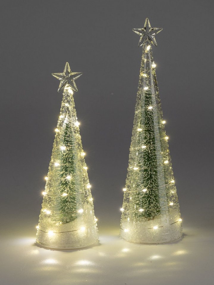 formano Dekoobjekt Winterzeit, Mit Timerfunktion, Transparent, Motiv: Tannenbaum formano Dekoobjekt Winterzeit, Mit Timerfunktion, Transparent, Motiv: Tannenbaum von formano