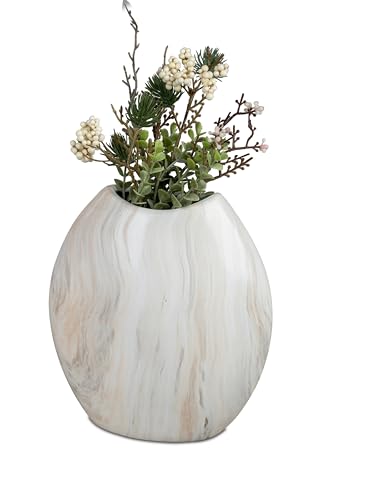 formano Dekovase 20 cm Marmor Blumenvase oval formano Dekovase 20 cm Marmor Blumenvase oval von formano