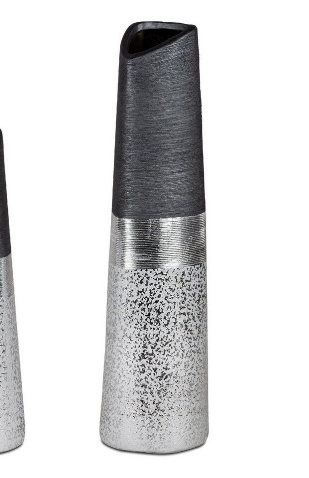 formano Dekovase Luxor, Farbe: Silber, Motiv: Relief von formano