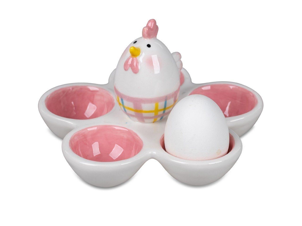 formano Eierbecher Eierbecher Huhn für Ostern, (H:10cm Ø:16cm), Steingut von formano