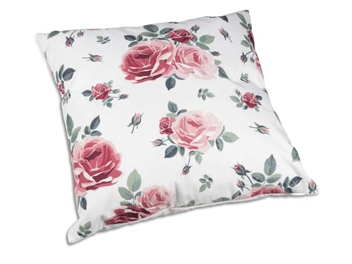 formano Kissen gefüllt 45 x 45 cm Rose wetterfest Gartendekoration Outdoor von formano