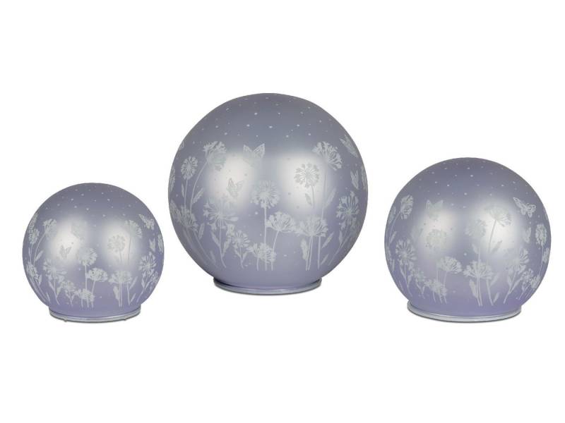 formano Kugelleuchte Blumenwiese, Mit Timerfunktion, Lila, Motiv: Blumenwiese formano Kugelleuchte Blumenwiese, Mit Timerfunktion, Lila, Motiv: Blumenwiese von formano