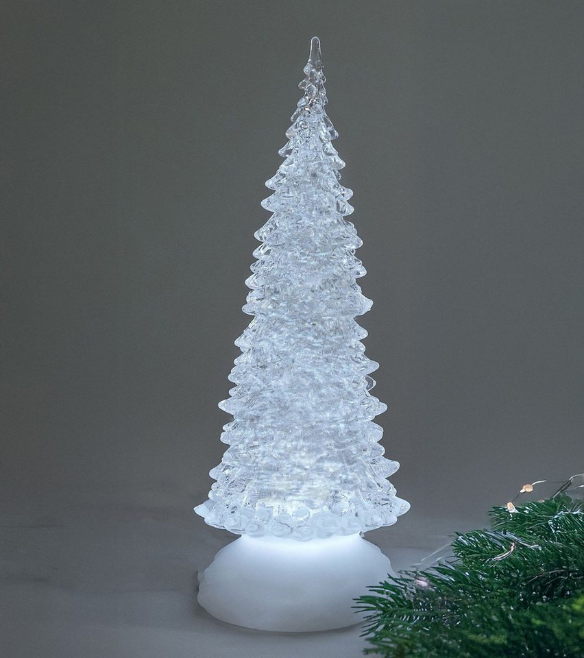 formano LED Dekolicht Weihnachtsbaum Acryl 22 cm Pyramide mit Licht & sprudelndem Wasser, LED fest integriert formano LED Dekolicht Weihnachtsbaum Acryl 22 cm Pyramide mit Licht & sprudelndem Wasser, LED fest integriert von formano
