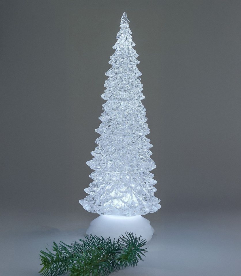 formano LED Dekolicht Weihnachtsbaum Acryl 27 cm Pyramide mit Licht & sprudelndem Wasser, LED fest integriert formano LED Dekolicht Weihnachtsbaum Acryl 27 cm Pyramide mit Licht & sprudelndem Wasser, LED fest integriert von formano