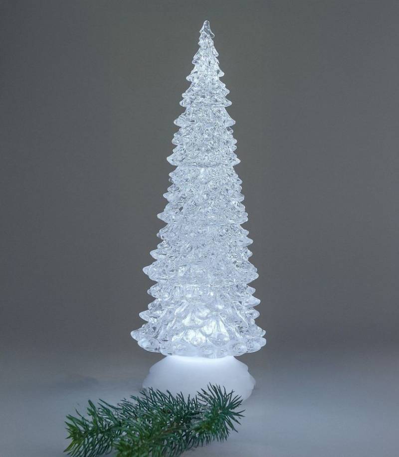 formano LED Dekolicht Weihnachtsbaum Acryl 32 cm Pyramide mit Licht & sprudelndem Wasser, LED fest integriert formano LED Dekolicht Weihnachtsbaum Acryl 32 cm Pyramide mit Licht & sprudelndem Wasser, LED fest integriert von formano