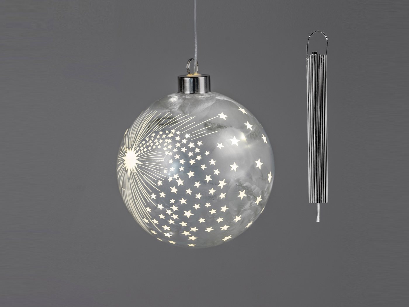 formano LED Kugelleuchte Hänger Kugel LED Licht Leuchtkugel Weihnachtskugel m. Timer formano LED Kugelleuchte Hänger Kugel LED Licht Leuchtkugel Weihnachtskugel m. Timer von formano