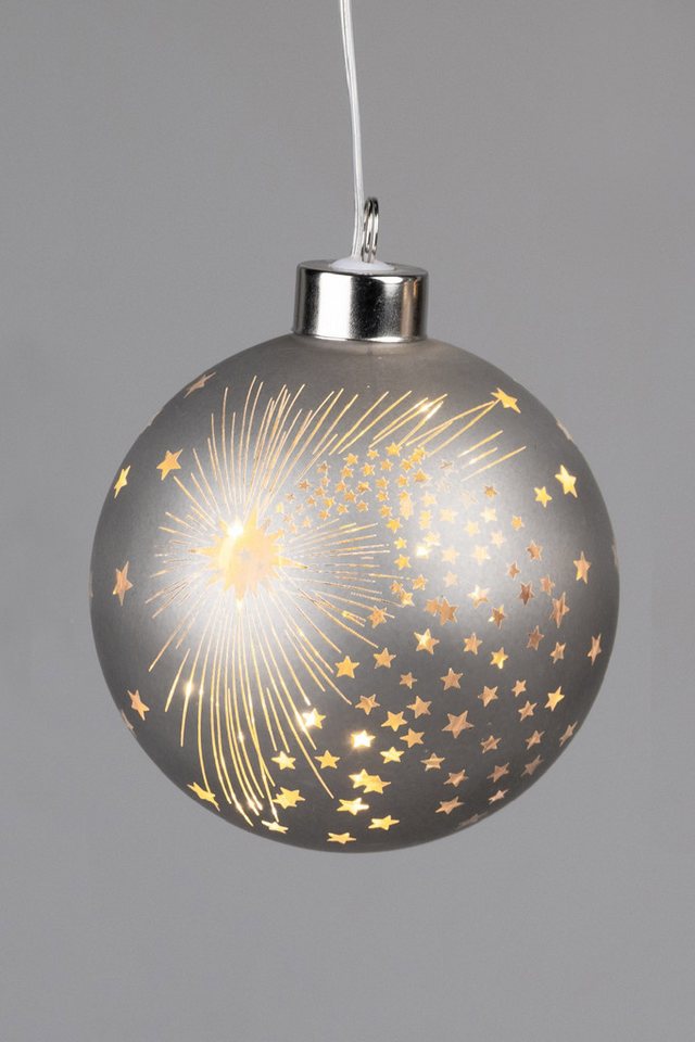 formano LED Kugelleuchte Hänger Kugel LED mit Timer Weihnachtskugel Deko Kugel, LED fest integriert formano LED Kugelleuchte Hänger Kugel LED mit Timer Weihnachtskugel Deko Kugel, LED fest integriert von formano