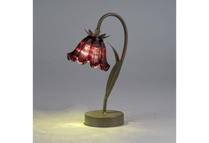 formano LED Tischleuchte Lila, Durchmesser 10.5 cm, mit Timerfunktion, Lila, Motiv: Blüte formano LED Tischleuchte Lila, Durchmesser 10.5 cm, mit Timerfunktion, Lila, Motiv: Blüte von formano