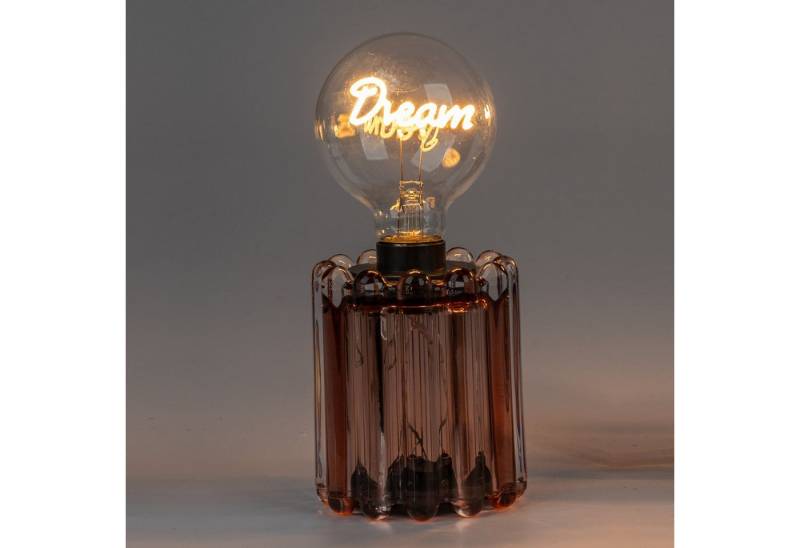 formano Nachttischlampe Braun, Durchmesser 9 cm, mit Timerfunktion, Braun, Motiv: Schrift formano Nachttischlampe Braun, Durchmesser 9 cm, mit Timerfunktion, Braun, Motiv: Schrift von formano